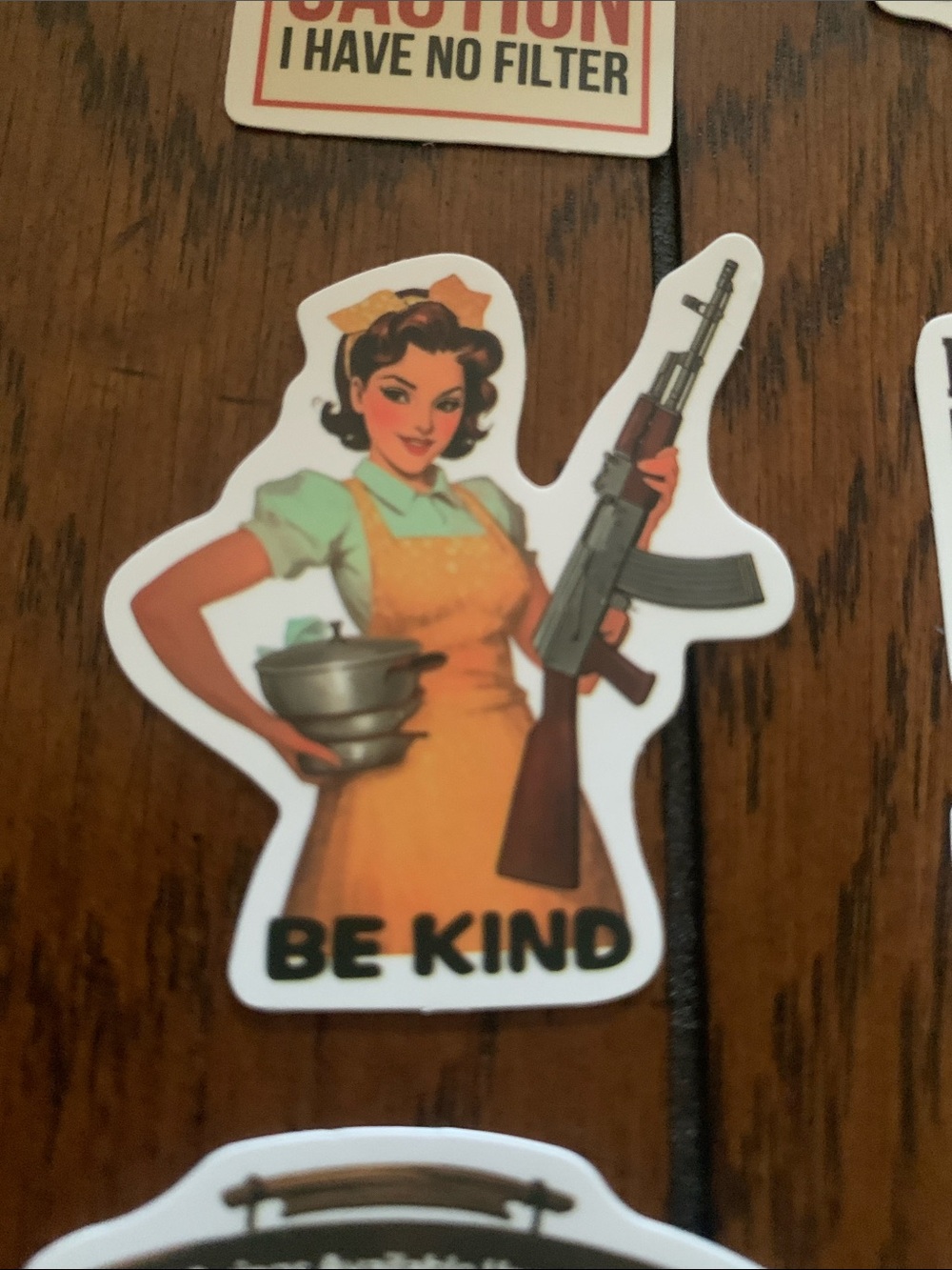 50 Piece Snarky Humorous Retro Sticker Set - Picture 6 of 11